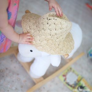 Janie and Jack | Crochet Straw Sun Hat